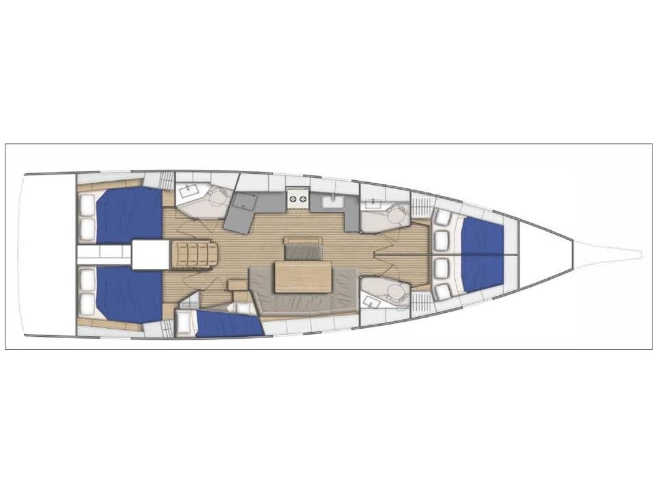 Beneteau Oceanis 46.1 AF-O46.1 – bilde 3 av 3