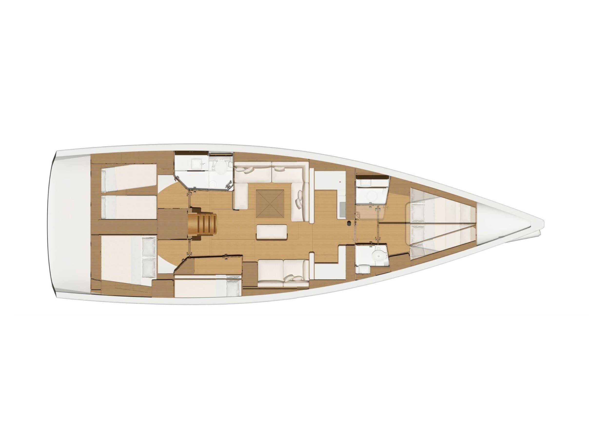 Dufour 520 Grand Large Calypso – bilde 3 av 3