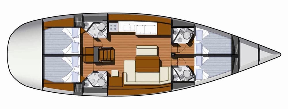 Jeanneau Sun Odyssey 49i ALMYRA – bilde 4 av 4