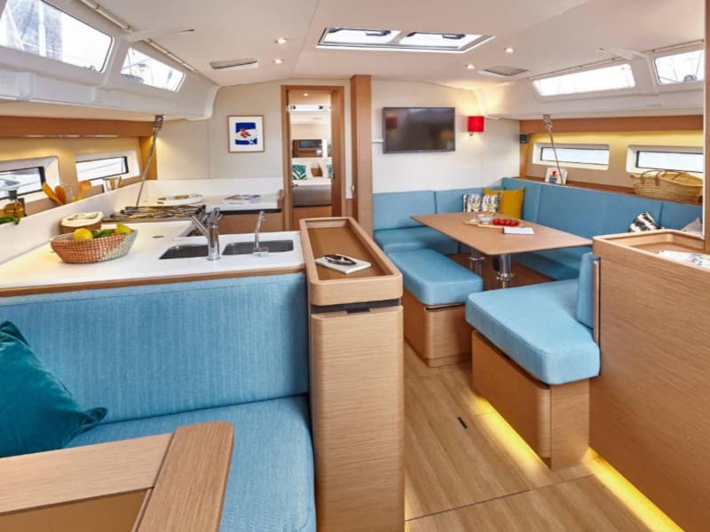 Jeanneau Sun Odyssey 490 Helia (A/C, Gen. 10kVA, Electric Winch NEW 2022) – bilde 4 av 15