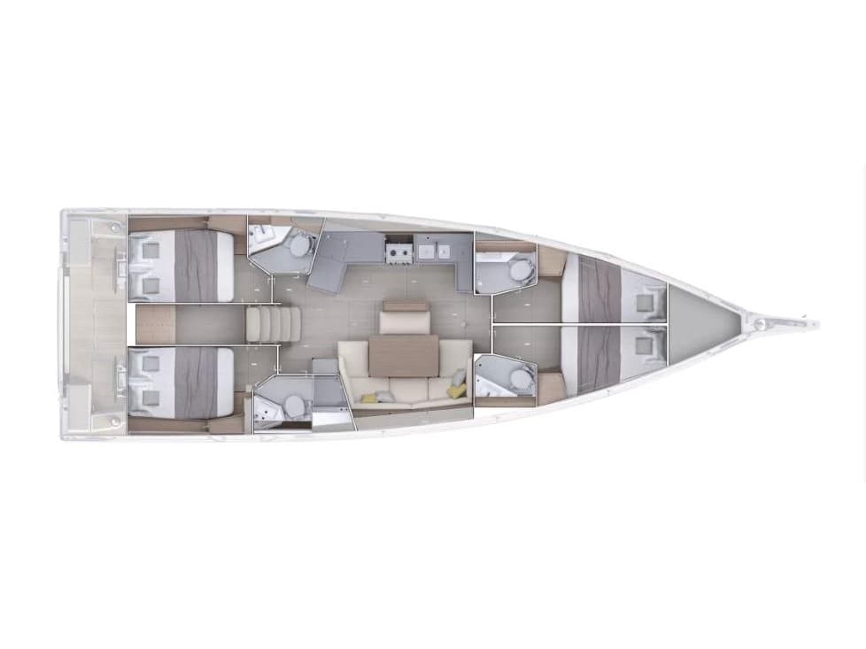 Beneteau Oceanis 47 Uriel - Comfort line – bilde 3 av 3