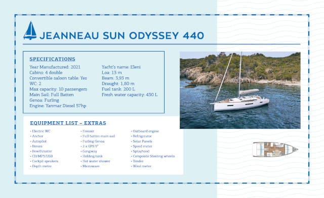 Jeanneau Sun Odyssey 440 Eleni – bilde 5 av 18