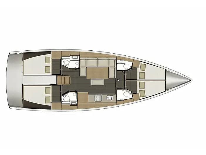 Dufour 460 Grand Large Divina – bilde 5 av 5