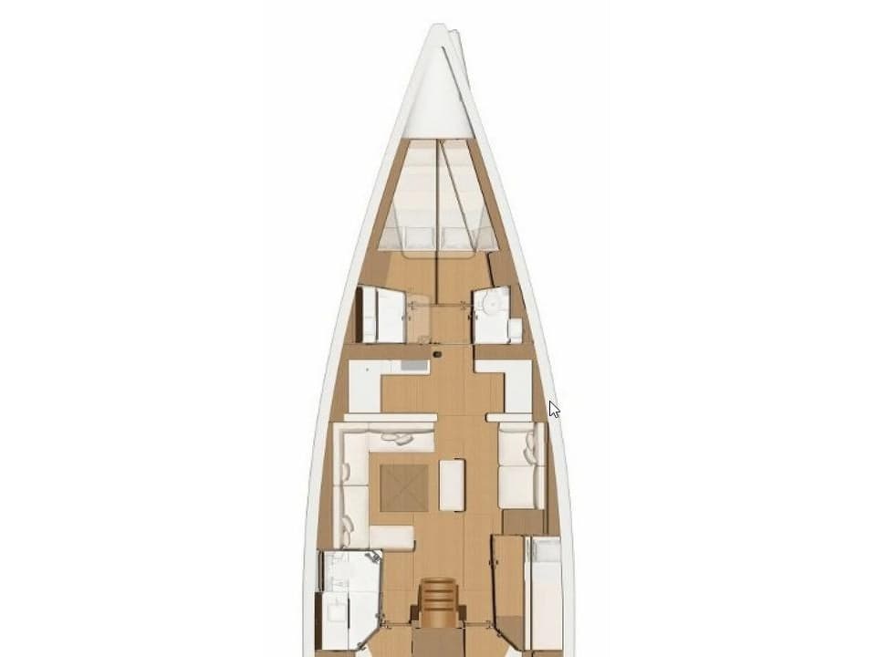 Dufour 520 Grand Large Malu' – bilde 5 av 5