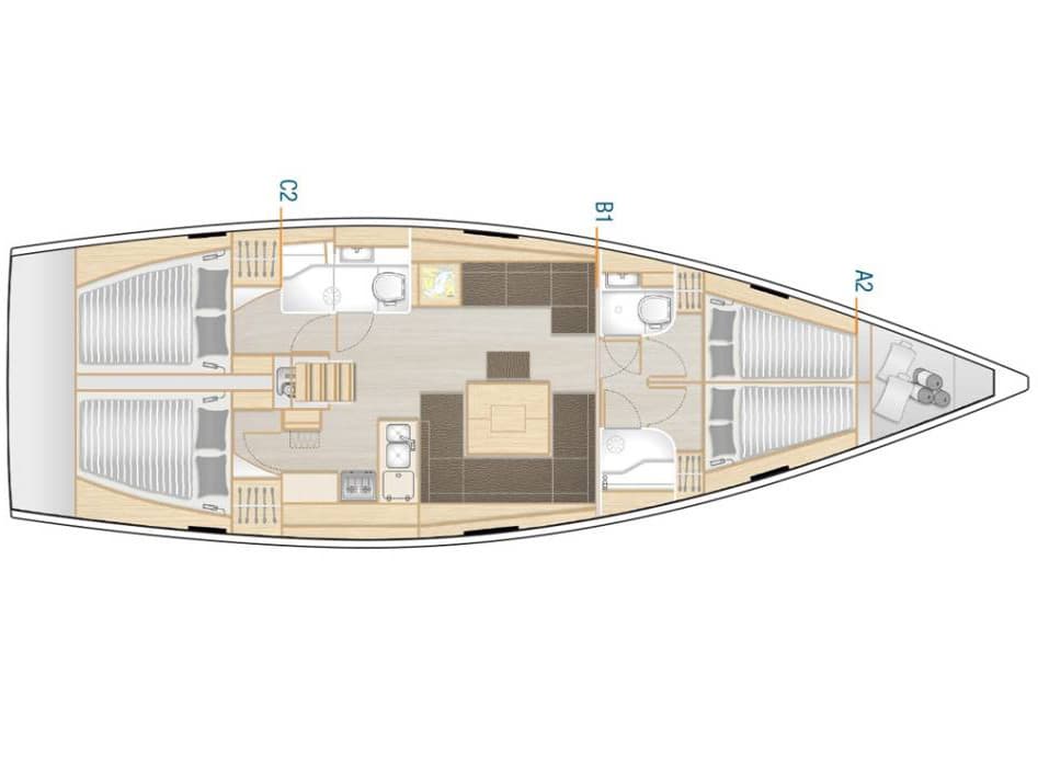 Hanse 458 Hydra – bilde 5 av 5