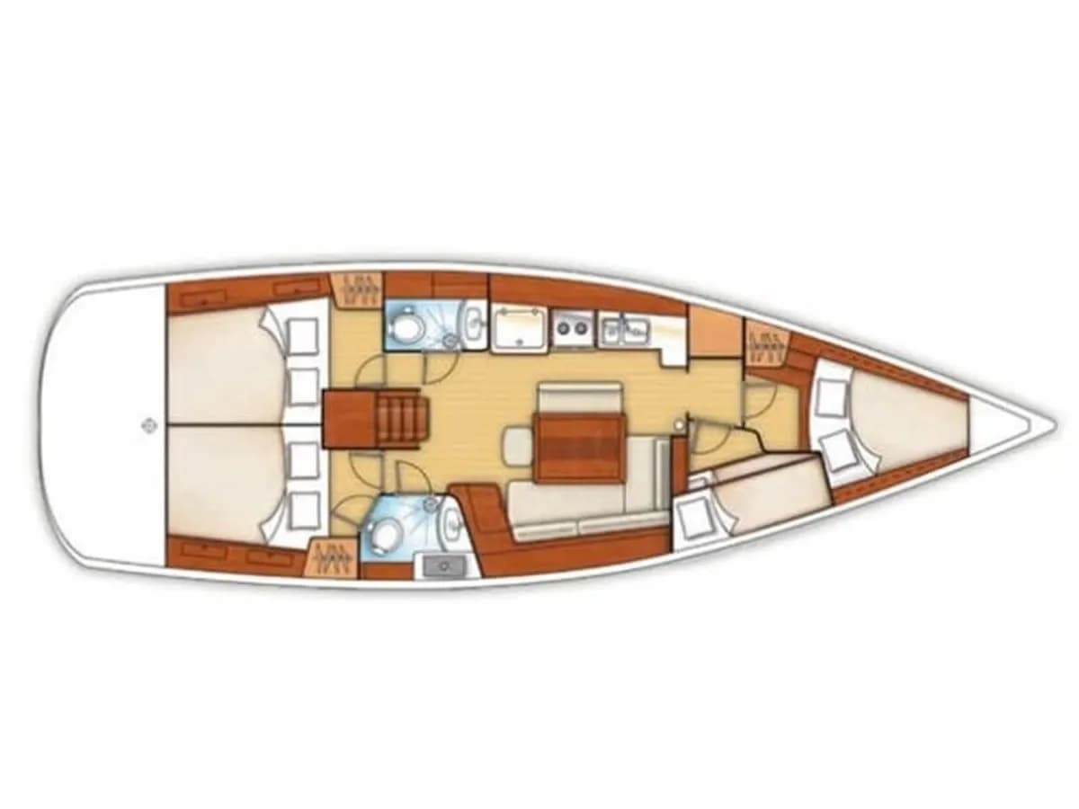 Beneteau Oceanis 43 BELUGA REBUILT 218 – bilde 3 av 3