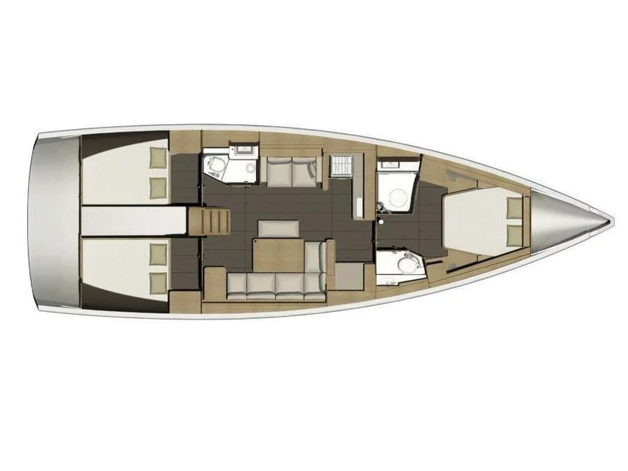 Dufour 460 Grand Large Fantasea – bilde 5 av 5
