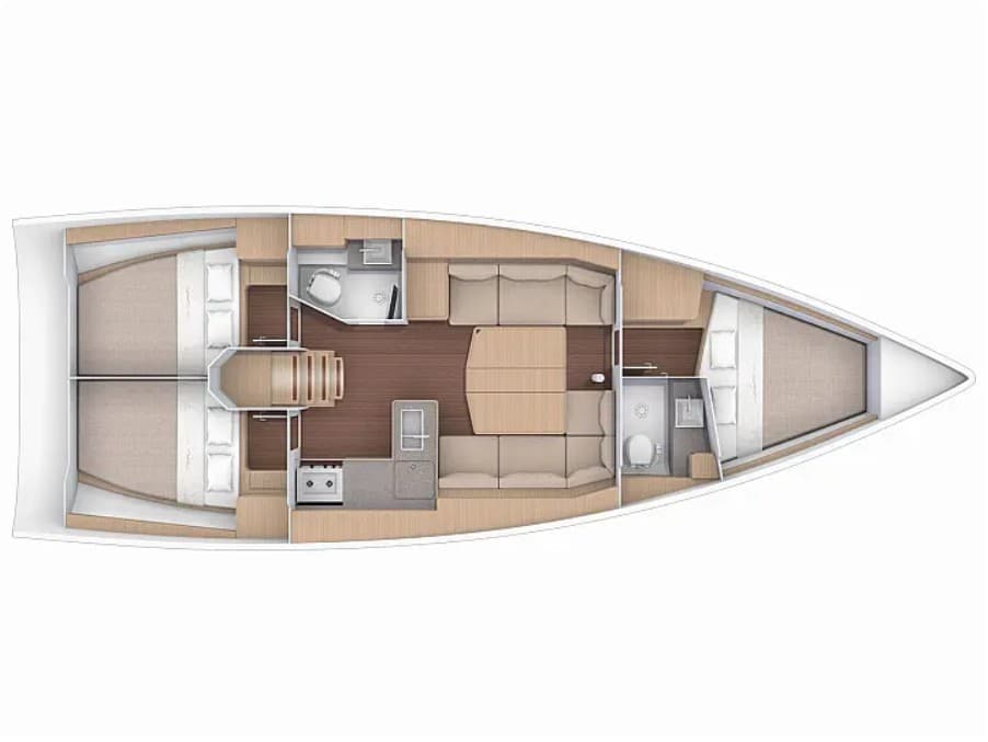 Dufour 390 Grand Large ΙΝΟ – bilde 3 av 3