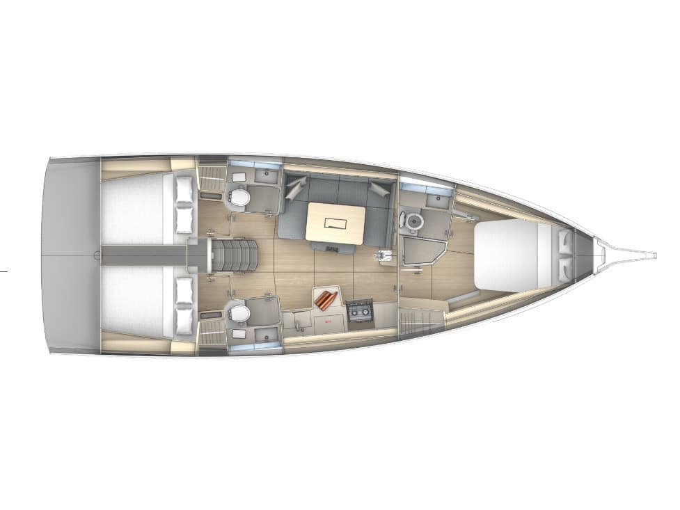 Dufour 41 Allegria – bilde 5 av 5