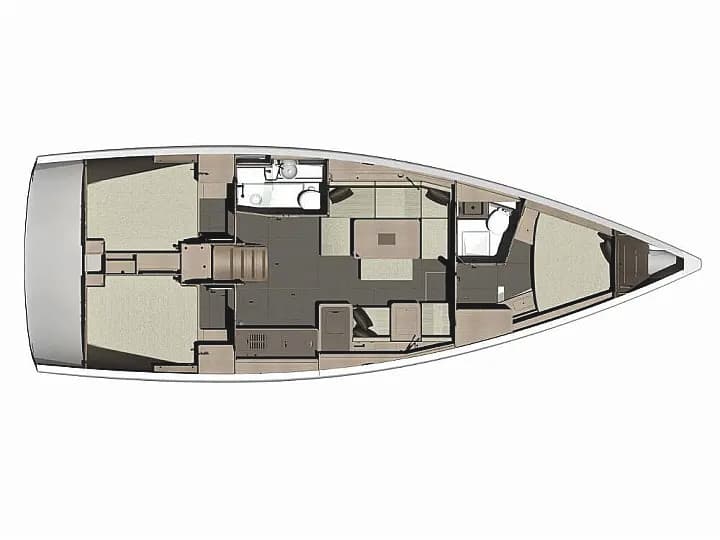 Dufour 410 Grand Large Freedom – bilde 4 av 4