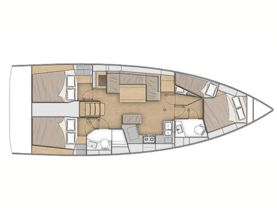 Beneteau Oceanis 40.1 AF-O40.1R – bilde 4 av 4