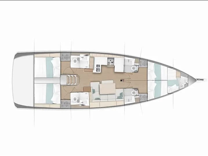 Jeanneau Sun Odyssey 490 Comfort – bilde 2 av 2