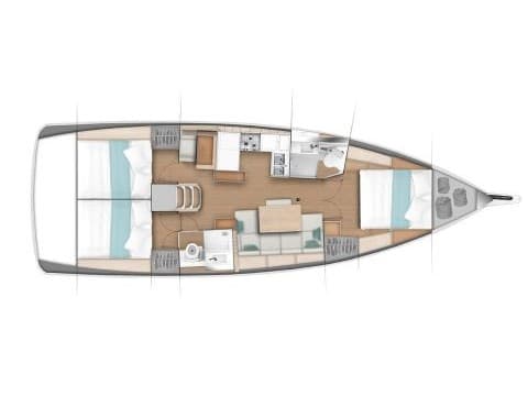 Jeanneau Sun Odyssey 440 ŠINKI – bilde 4 av 4