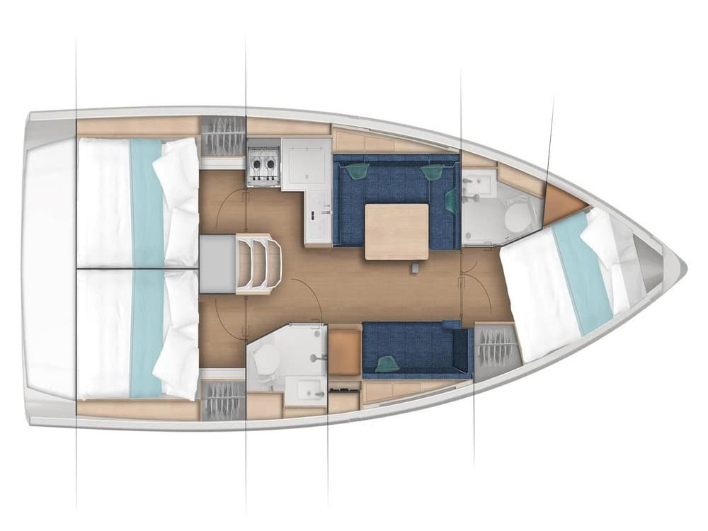 Jeanneau Sun Odyssey 380 ŠINKI JR – bilde 5 av 5