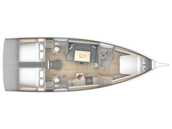 Dufour 41 Iris – bilde 5 av 5