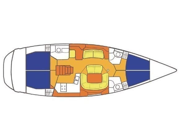 Jeanneau Sun Odyssey 49DS Sunset – bilde 3 av 3