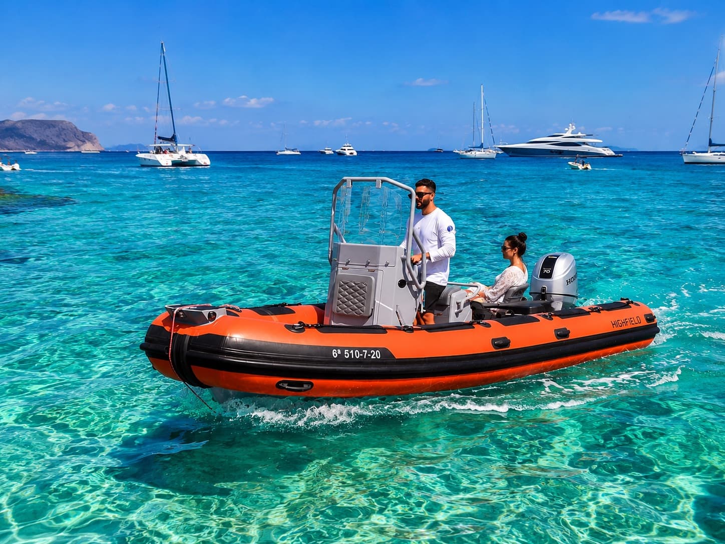 Motorboat Highfielf Patrol 530