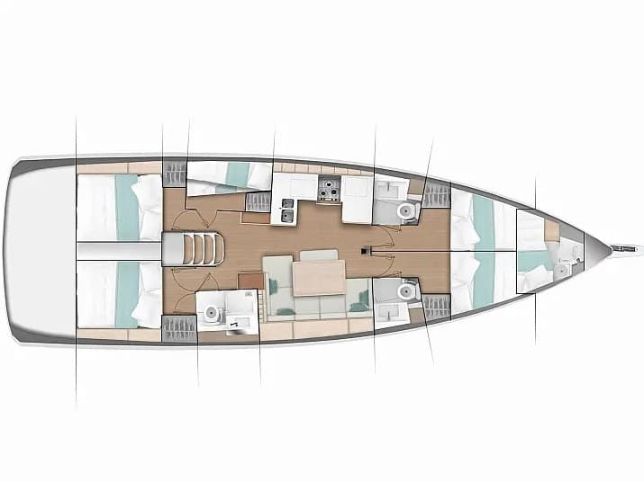 Jeanneau Sun Odyssey 490 Konstantinos – bilde 3 av 3
