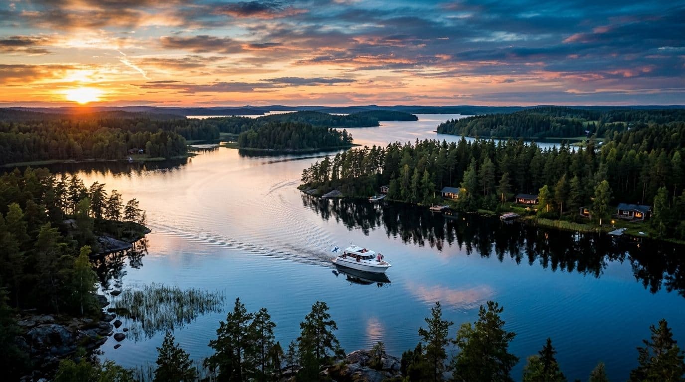Suomen järvialueen parhaat järvet veneilyyn