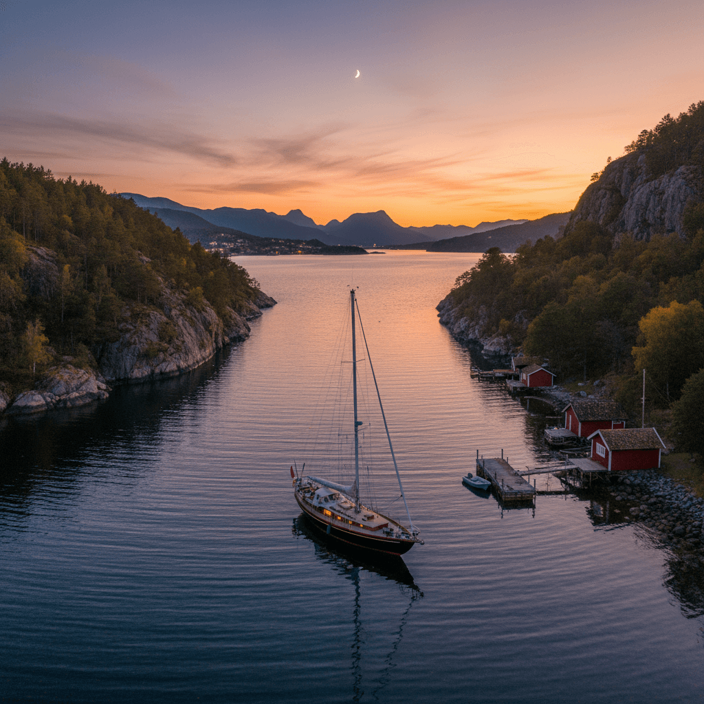 Bedste steder at overnatte i båd i Oslofjorden