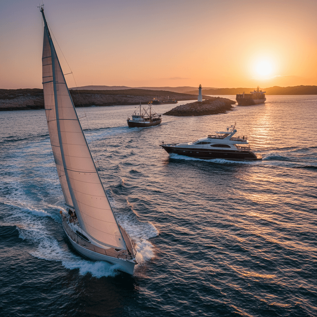 Vikeplikt på sjøen: de viktigste reglene forklart med enkle situasjoner