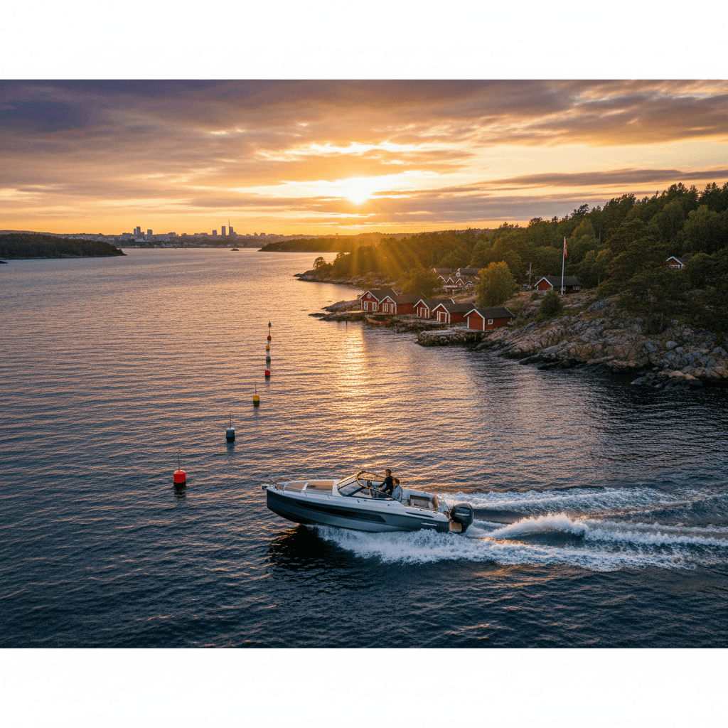 Nopeusrajoitukset Oslofjordissa: yleisimmät vyöhykkeet