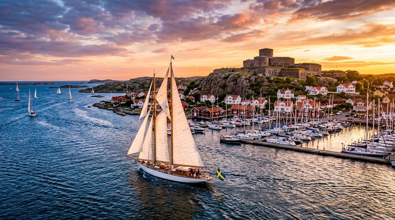 Purjehdi Marstrandiin: Ruotsin purjehduksen pääkaupunki
