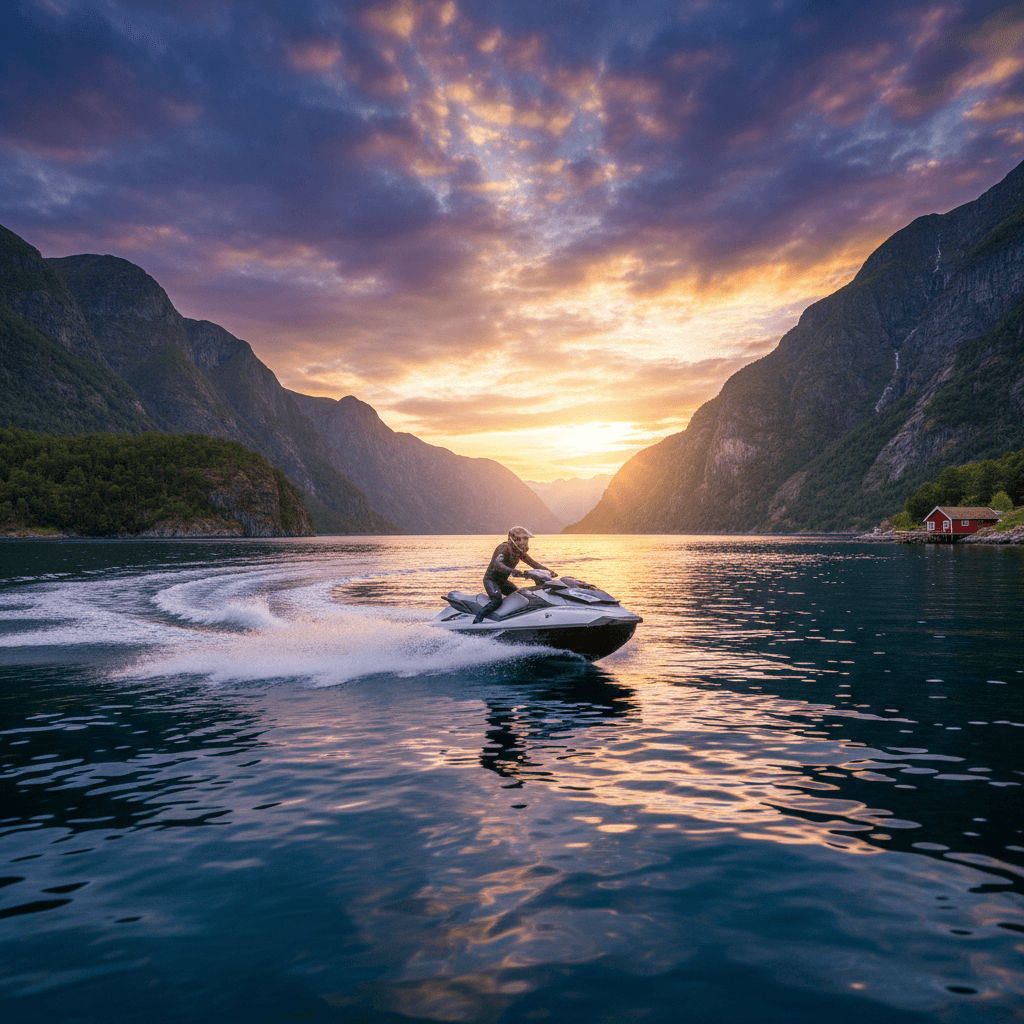 Hva koster det å leie vannscooter i Norge?