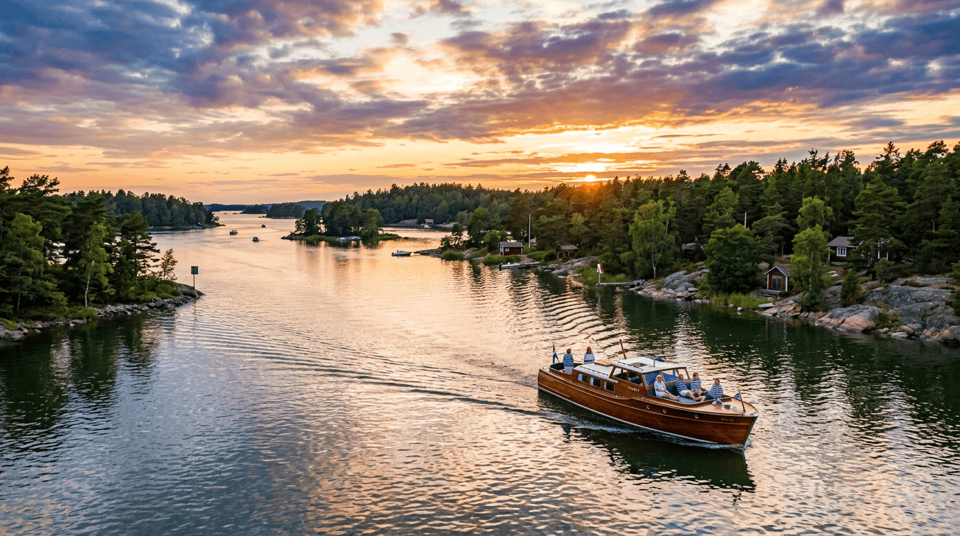 10 fantastiske båtturer i Finland