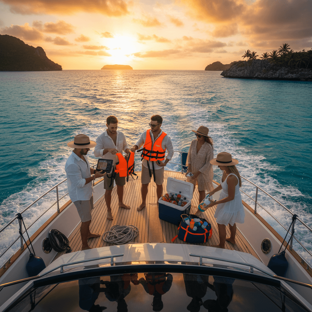 Hva bør du sjekke før du leier båt? + Hva bør du ta med?