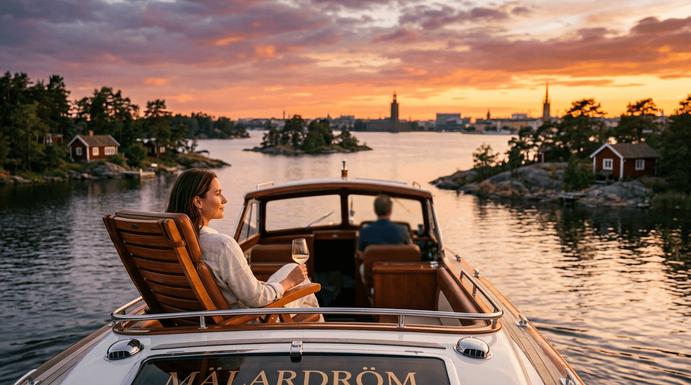 Båttur på Mälaren: Stockholms innsjøparadis