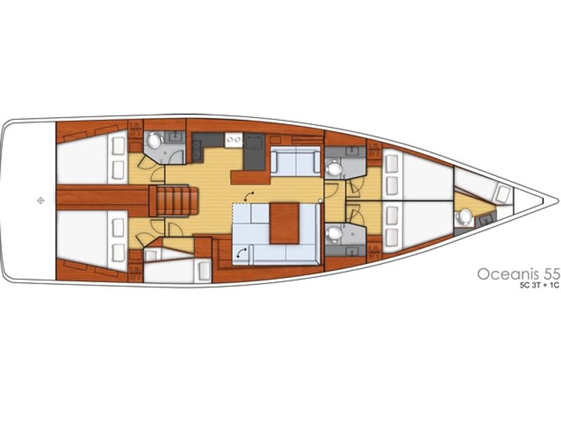 Beneteau Oceanis 55 Dreamer – bilde 5 av 5