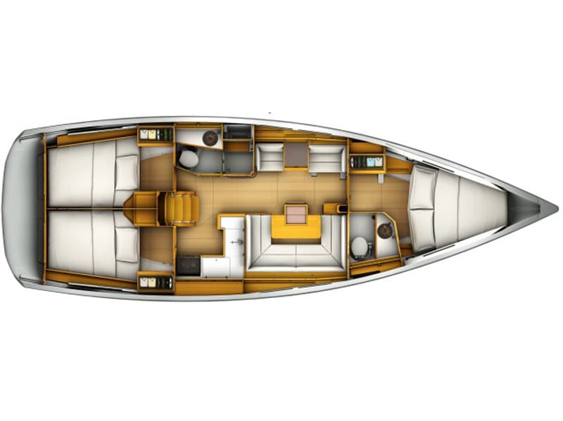 Jeanneau Sun Odyssey 419 Blueberry – bilde 3 av 3