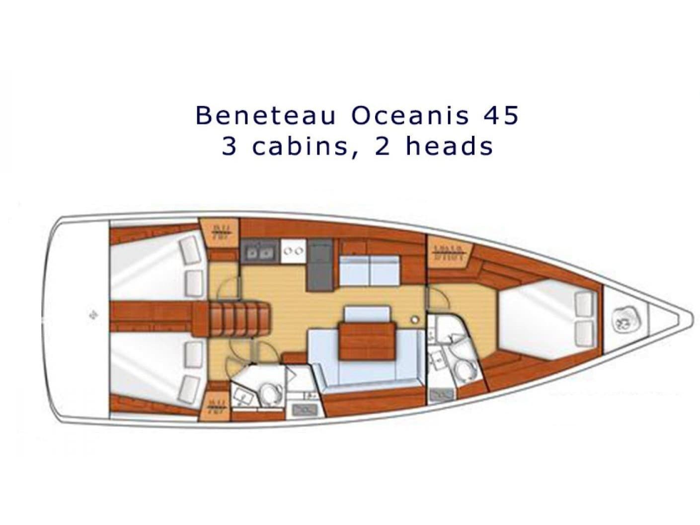 Beneteau Oceanis 45 Familia L – bilde 3 av 3