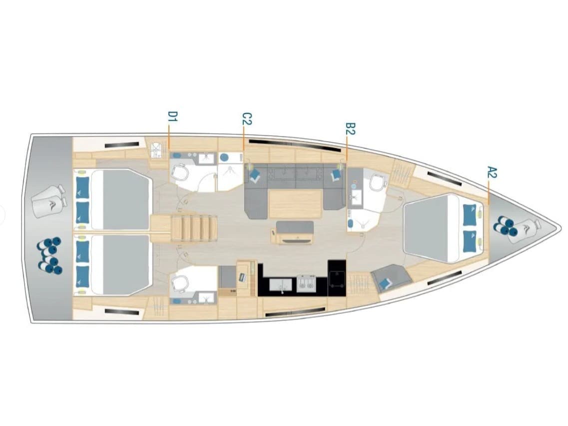 Hanse 460 Schazby – bilde 3 av 3