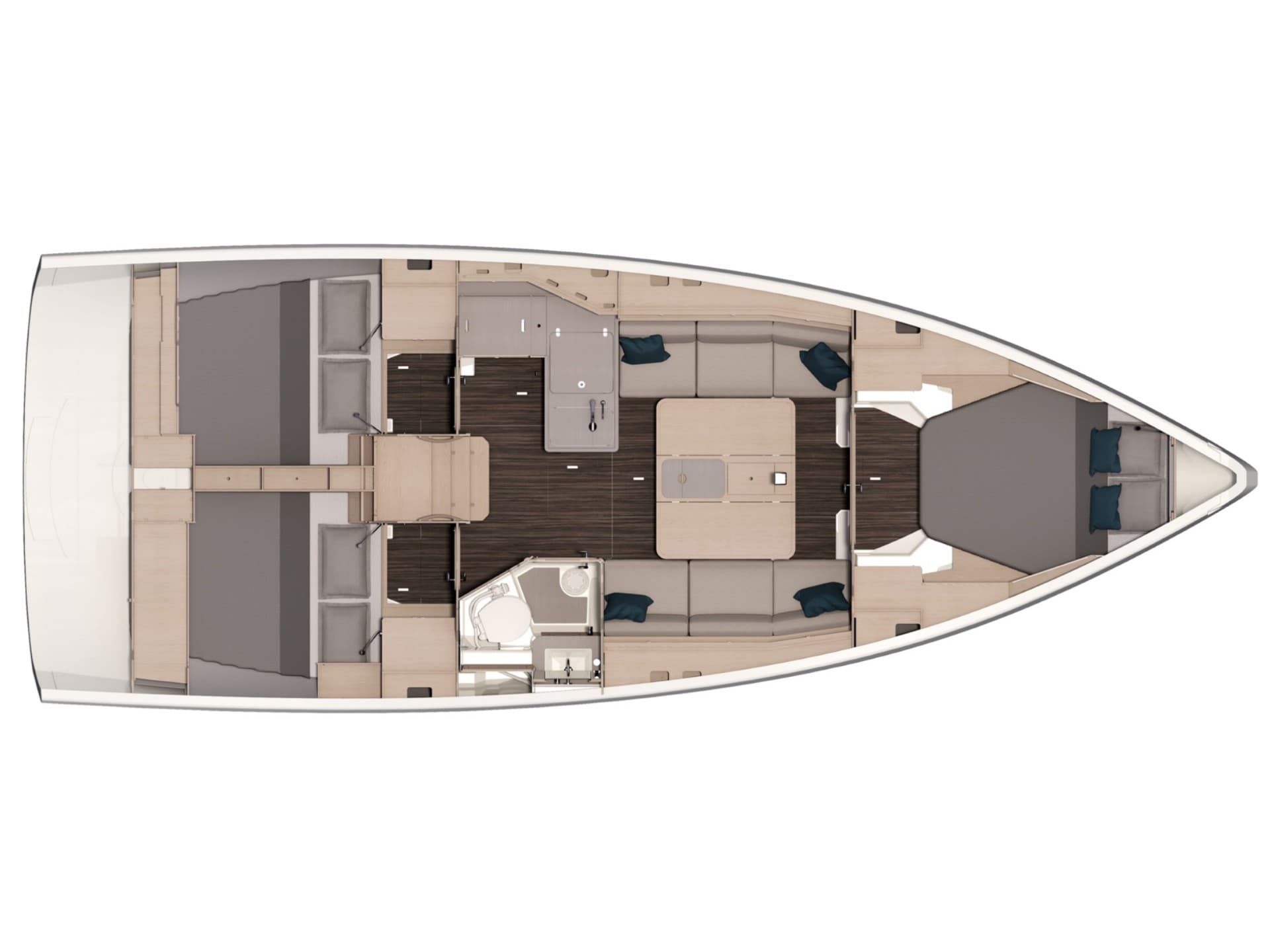 Dufour 37 Alma – bilde 3 av 3