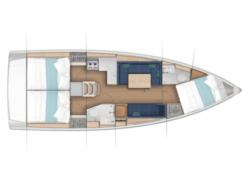Jeanneau Sun Odyssey 380 DERMINICA – bilde 2 av 2