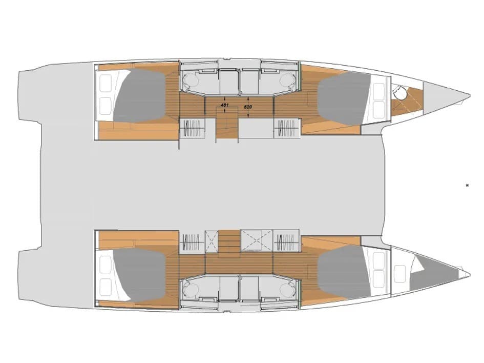 Fountaine Pajot Elba 45 O'NEIRO – bilde 3 av 3