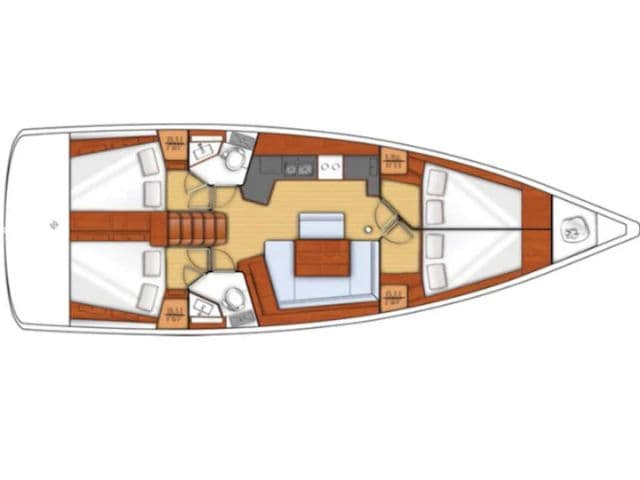 Beneteau Oceanis 45 Naya – bilde 3 av 3