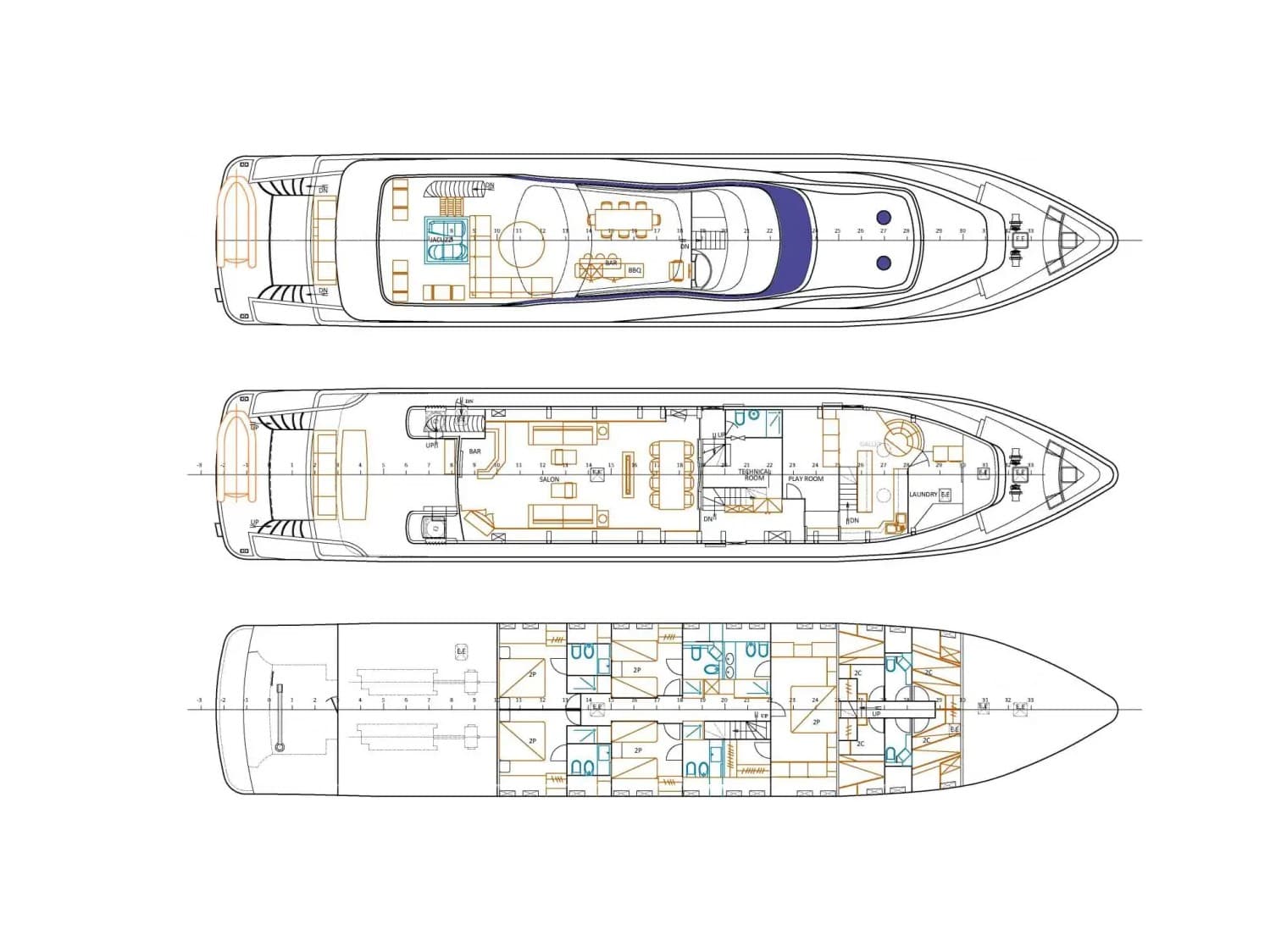 Luxury Motor Yacht Pareaki II – bilde 3 av 3