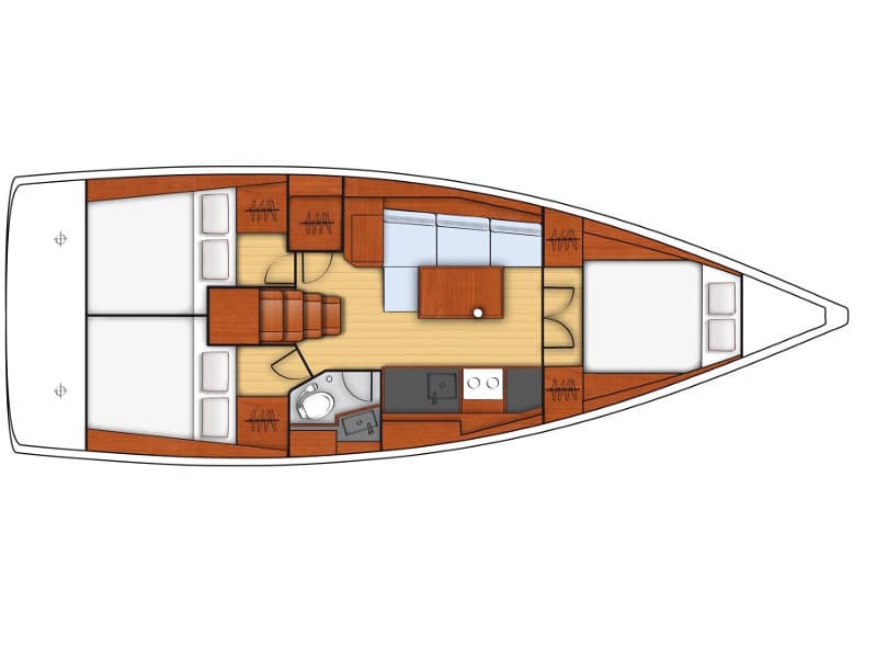 Beneteau Oceanis 38.1 Maestrale - Standard line – bilde 3 av 3