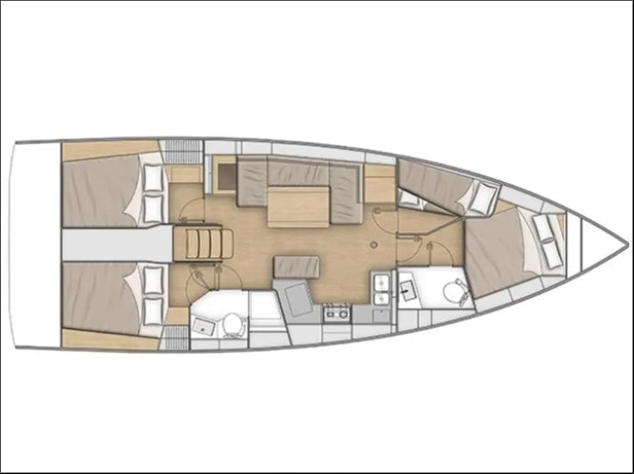Beneteau Oceanis 40.1 AF-O40.1 – bilde 3 av 3