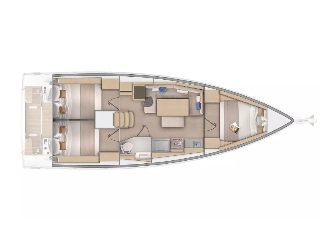 Beneteau Oceanis 37.1 Aurora - Comfort line – bilde 3 av 3