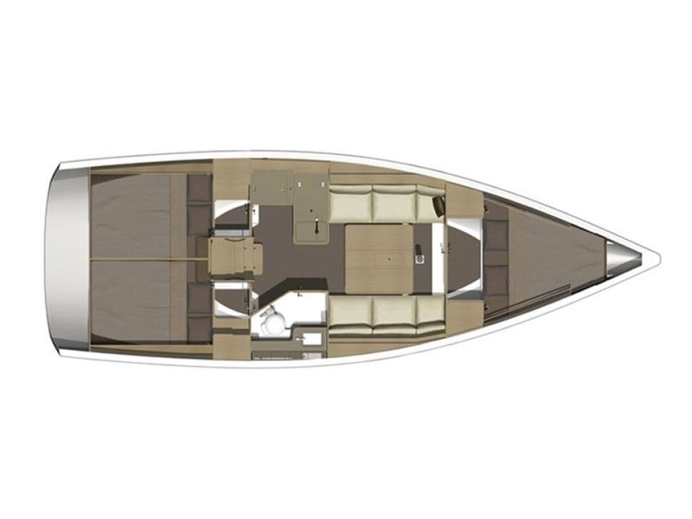 Dufour 350 Grand Large Alcyone – bilde 3 av 3
