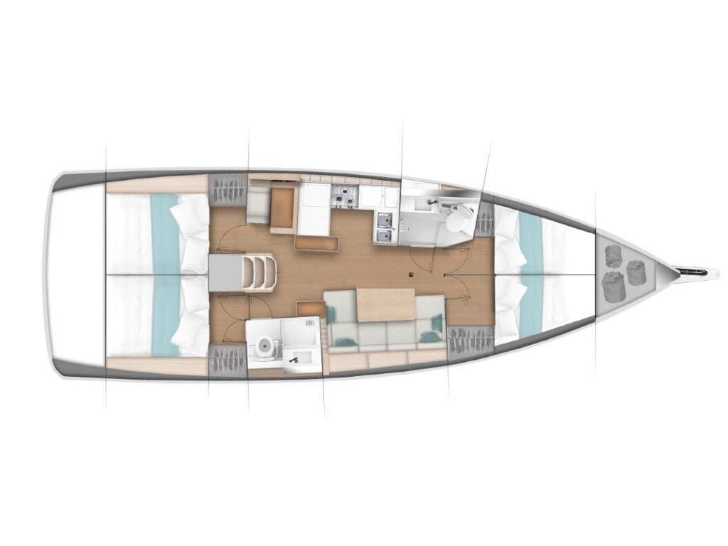 Jeanneau Sun Odyssey 440 ALMYRA 440 – bilde 3 av 3