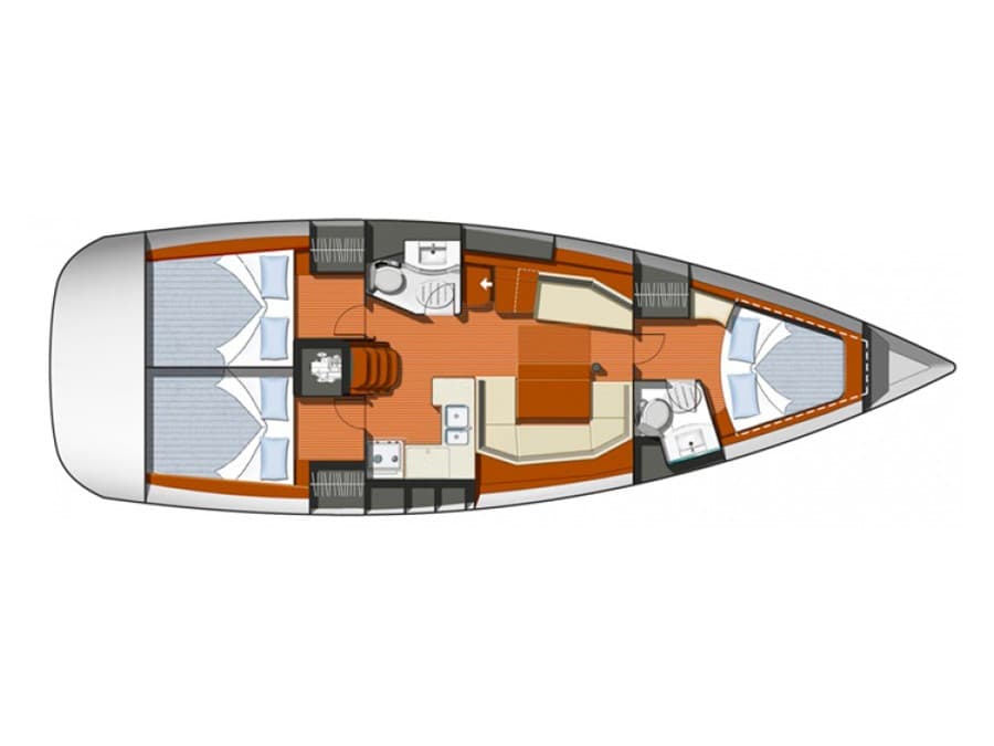 Jeanneau Sun Odyssey 42 i Black Pearl – bilde 3 av 3