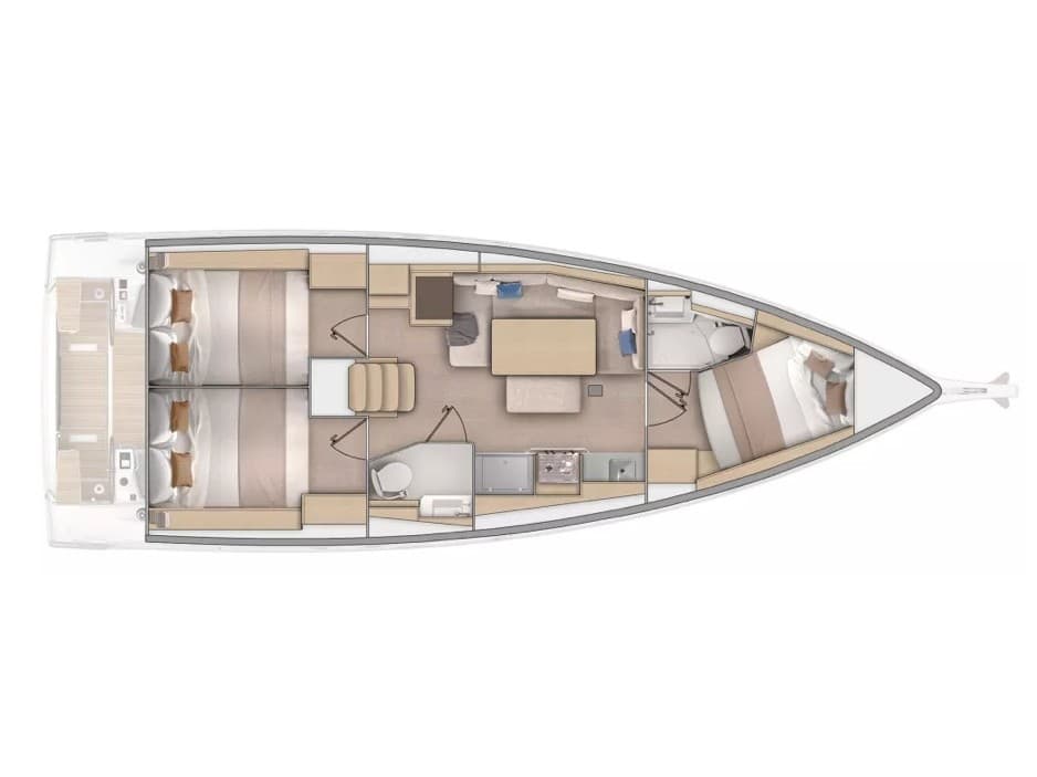 Beneteau Oceanis 37.1 Silene - Comfort line – bilde 3 av 3