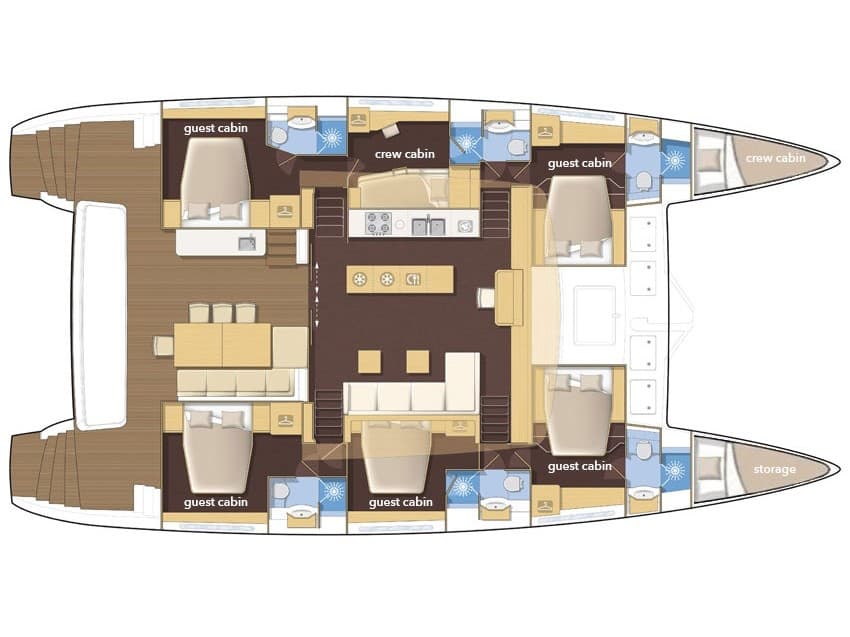 Lagoon 620 ADRIATIC LION – bilde 3 av 3