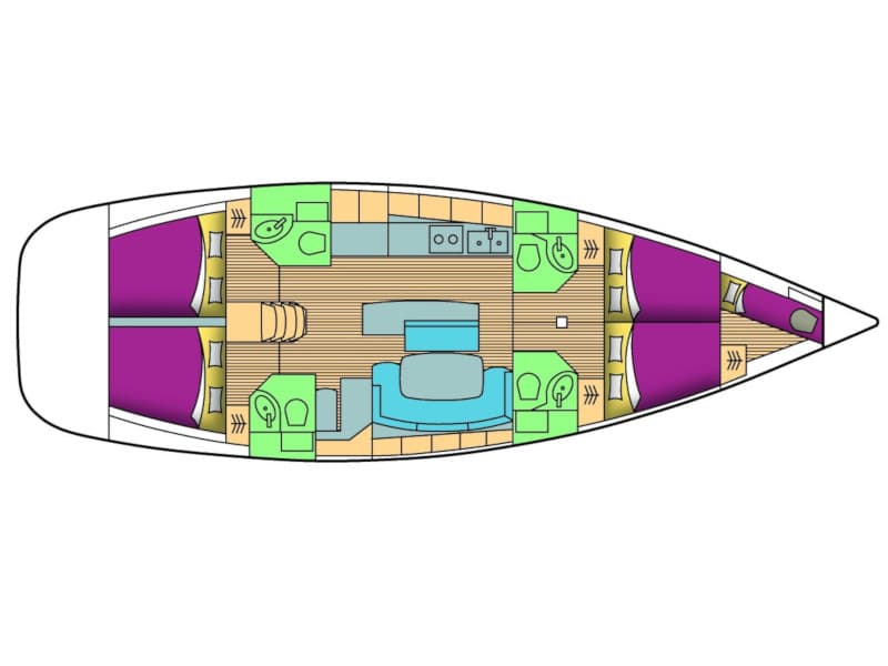 Beneteau Cyclades 50.4 Siora Maria – bilde 5 av 5