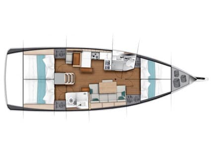 Jeanneau Sun Odyssey 440 Jenny – bilde 4 av 4